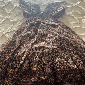 Sophisticated Brown Formal Dress its a gem! Worn once.